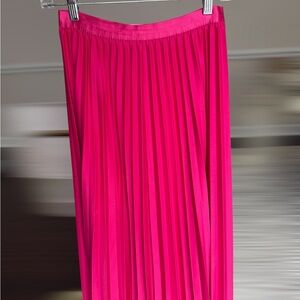 Vibrant Fuchsia A-Line Skirt